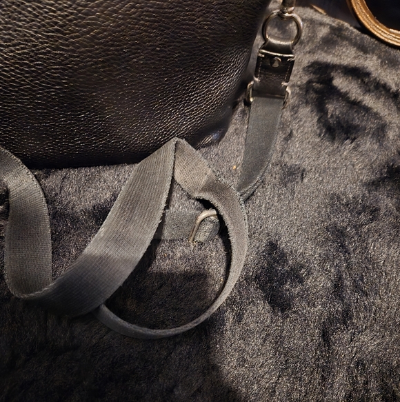 Coach Penelope Turn Lock Crossbody Black Leather - Picture 6 of 7